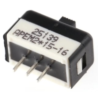 APEM PCB Slide Switch SPDT On-Off-On 1A Fibreglass Reinforced Polyamide 25139NAH