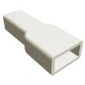 TE Connectivity FASTON .250 Polyethylene Female 1 Way Connector Boot for Faston Receptacles 2-180930-0