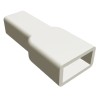 TE Connectivity FASTON .250 Polyethylene Female 1 Way Connector Boot for Faston Receptacles 2-180930-0