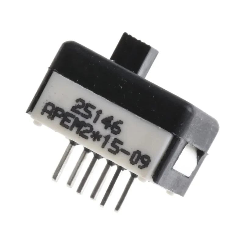 APEM PCB Slide Switch DPDT Latching 1A Fibreglass Reinforced Polyamide 25146NAH