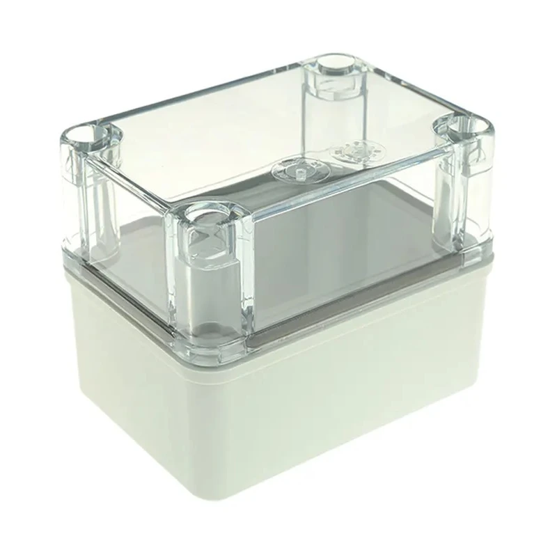 Fibox Piccolo Series Grey Transparent Lid Polycarbonate Enclosure IP66, IP67, IK08 85 mm x 110 mm x 80 mm 