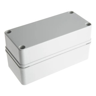 Fibox Piccolo Series Grey Grey Lid Polycarbonate Enclosure IP67 IP66 IK08 85 mm x 170 mm x 80 mm PC D 85 G ENCLOSURE