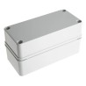 Fibox Piccolo Series Grey Grey Lid Polycarbonate Enclosure IP67 IP66 IK08 85 mm x 170 mm x 80 mm PC D 85 G ENCLOSURE