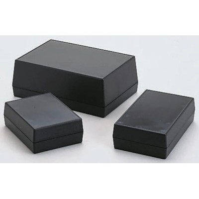 Serpac STD Series Black Black Lid ABS Enclosure IP40, 50.9 mm x 91.7 mm x 57.7 mm 112BK