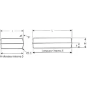 Serpac STD Series Black Black Lid ABS Enclosure IP40, 50.9 mm x 91.7 mm x 57.7 mm 112BK