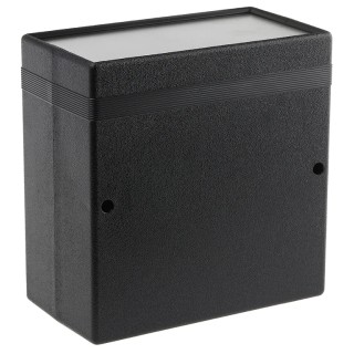 Hammond Black Flame Retardant ABS Instrument Case 85.2 mm Height, 160.4 mm Width, 158.7 mm Length 1598EBK