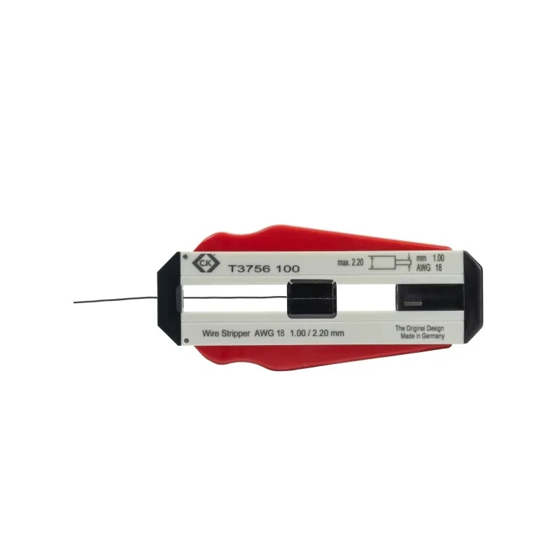 CK T3756 Series Single Core Insulated Wire Stripper 1 mm Stripping Range 98mm Length T3756 100