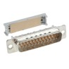3M 25 Way Right Angle 2.76 mm Pitch Cable D-Sub Connector with Rivet Crimp Male 8225-6009