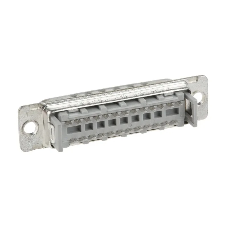3M 25 Way Right Angle 2.76 mm Pitch Cable D-Sub Connector with Rivet Crimp Male 8225-6009