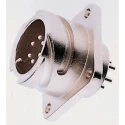 ITT Cannon CA-COM Copper Alloy Straight 35 Way Box Mount MIL Spec Circular Connector Female, Male Contacts CA02COM-E28-15P-B