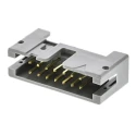 3M 14-Way IDC Connector Male for Cable, 2 Row, 4600 Series, 125V, 1A, Gold-Plated Contacts 4614-6001