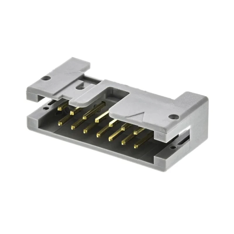 3M 14-Way IDC Connector Male for Cable, 2 Row, 4600 Series, 125V, 1A, Gold-Plated Contacts 4614-6001