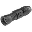 binder Circular Connector, 5 Contacts, Miniature Cable Plug, Male, IP67, Polyamide Housing, Gold-Plated Brass 99-9113-00-05