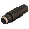 Binder Circular Connector, 6 Contacts, Cable Mount, Miniature Socket, Female, IP67, 250V, 5A, Push Pull 99-4818-00-06