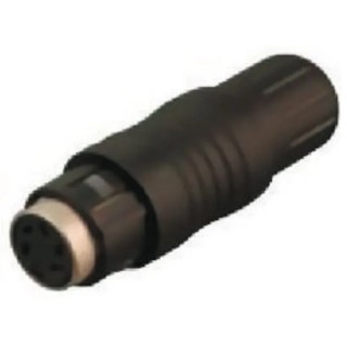 Binder Circular Connector, 6 Contacts, Cable Mount, Miniature Socket, Female, IP67, 250V, 5A, Push Pull 99-4818-00-06