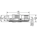 Binder Circular Connector, 6 Contacts, Cable Mount, Miniature Socket, Female, IP67, 250V, 5A, Push Pull 99-4818-00-06