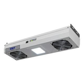 Desco Europe Overhead Ioniser 2 Fan Type F Schuko 220V AC, 10 to 20 V Offset Voltage 50602