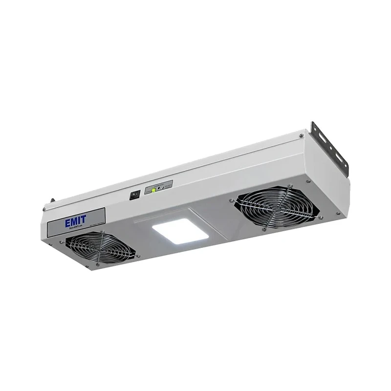 Desco Europe Overhead Ioniser 2 Fan Type F Schuko 220V AC, 10 to 20 V Offset Voltage 50602