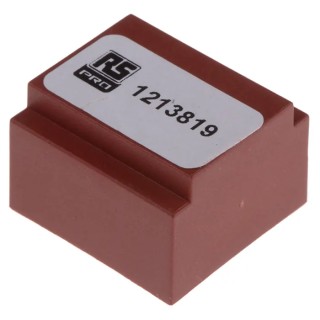 RS PRO 1 x 6 V AC 2 Output PCB Transformer 0.35 VA 230 V AC Independent Secondary Single Primary 121-3819