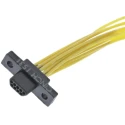 Cinch 9 Way Straight 1.27 mm Pitch Cable D-Sub Connector Male DCDA-09P-6E2-18.0B