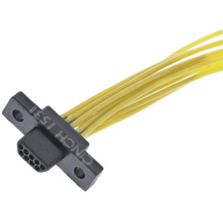 Cinch 9 Way Straight 1.27 mm Pitch Cable D-Sub Connector Male DCDA-09P-6E2-18.0B