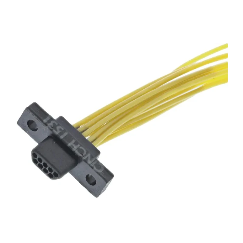 Cinch 9 Way Straight 1.27 mm Pitch Cable D-Sub Connector Male DCDA-09P-6E2-18.0B