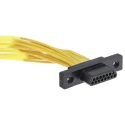 Cinch 15 Way Straight 1.27 mm Pitch Cable D-Sub Connector Male DCDA-15P-6E2-18.0B