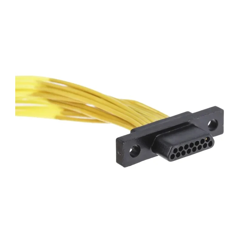 Cinch 15 Way Straight 1.27 mm Pitch Cable D-Sub Connector Male DCDA-15P-6E2-18.0B