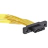 Cinch 15 Way Straight 1.27 mm Pitch Cable D-Sub Connector Male DCDA-15P-6E2-18.0B