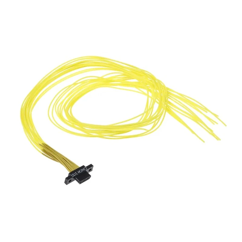 Cinch 15 Way Straight 1.27 mm Pitch Cable D-Sub Connector Male DCDA-15P-6E2-18.0B