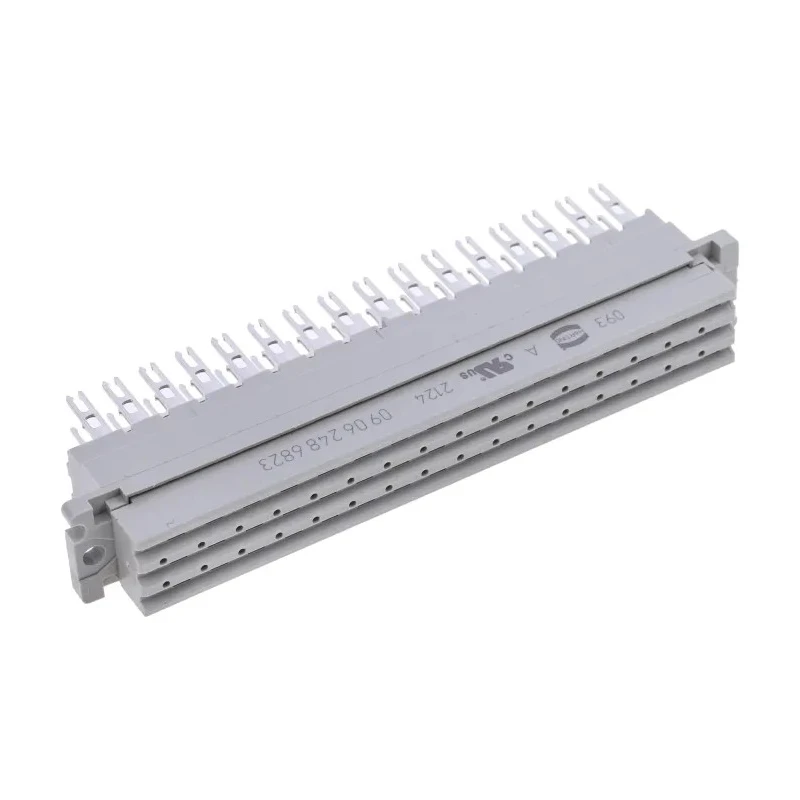 HARTING DIN 41612 48 Way 5.08 mm Pitch Type C/2 3 Row Female Straight Solder Class C2 Connector 09062486823