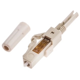 RS PRO LC PC Multimode Simplex Fibre Optic Connector OM2 50 mm Fibre Size 0.4dB Insertion Loss 121-4217