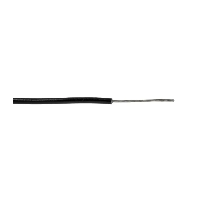 Alpha Wire 300 V PVC Hook Up Wire Black Jacket 28 AWG 7/0.13 mm Strands 30 m Polyvinyl Chloride 3048 BK005