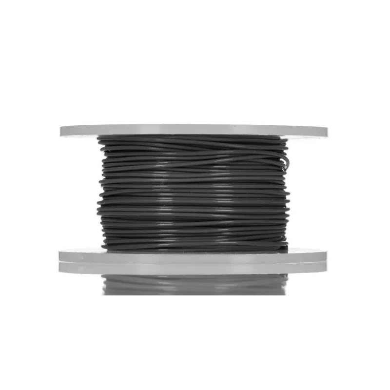 Alpha Wire Hookup Wire PVC Series Black 26 AWG, 7x0.16 mm Core Strands, 30 m Length, Polyvinyl Chloride Jacket 3049 BK005