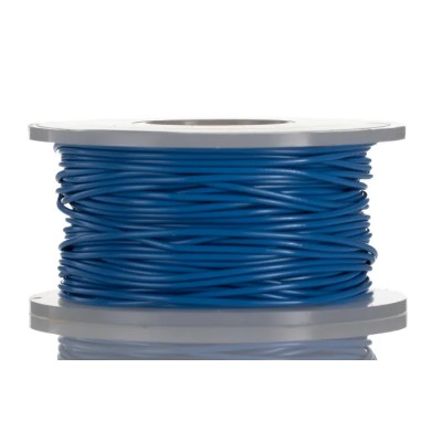 Alpha Wire 26 AWG Blue Hook Up Wire 7/0.16 mm Copper Strands, 300 V, 105°C, 30 m Length, Polyvinyl Chloride Jacket 3049 BL005