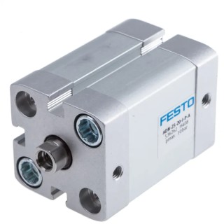 Festo Double Acting Pneumatic Cylinder 25mm Bore 20mm Stroke Aluminium Body ADN-25-20-I-P-A