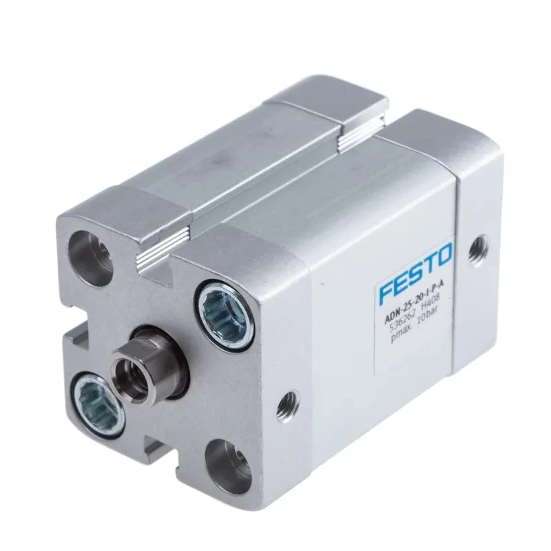 Festo Double Acting Pneumatic Cylinder 25mm Bore 20mm Stroke Aluminium Body ADN-25-20-I-P-A