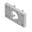 Festo Mounting Bracket For Use With DSBG Series Cylinder Galvanised Steel Material 536g Weight FNC-50