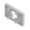 Festo Mounting Bracket For Use With DSBG Series Cylinder Galvanised Steel Material 536g Weight FNC-50