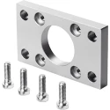 Festo Mounting Bracket for ISO 15552 Pneumatic Cylinders, Galvanised Steel Construction, For Use With DSBG Series FNC-63