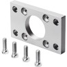 Festo Mounting Bracket for ISO 15552 Pneumatic Cylinders, Galvanised Steel Construction, For Use With DSBG Series FNC-63