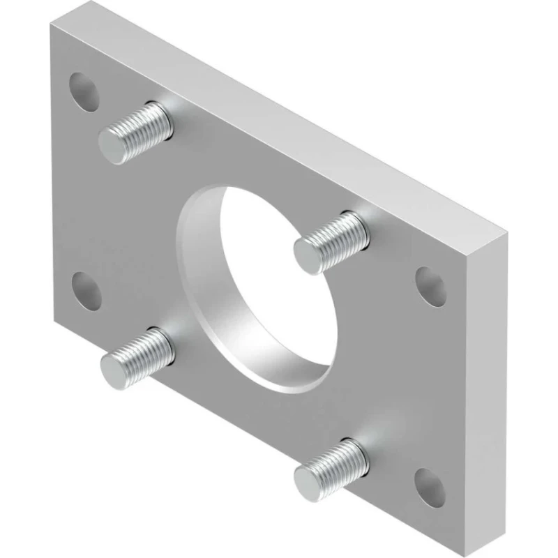 Festo Mounting Bracket for ISO 15552 Pneumatic Cylinders, Galvanised Steel Construction, For Use With DSBG Series FNC-63