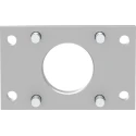 Festo Mounting Bracket for ISO 15552 Pneumatic Cylinders, Galvanised Steel Construction, For Use With DSBG Series FNC-63