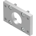 Festo Mounting Bracket for ISO 15552 Pneumatic Cylinders, Galvanised Steel Construction, For Use With DSBG Series FNC-63