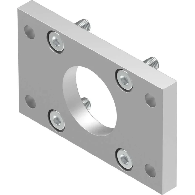 Festo Mounting Bracket for ISO 15552 Pneumatic Cylinders, Galvanised Steel Construction, For Use With DSBG Series FNC-63