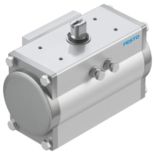 Festo Pneumatic Rotary Actuator Double Acting 90 Degree Rotation 40mm Bore 8 bar Maximum Pressure DFPD-40-RP-90-RD-F0507