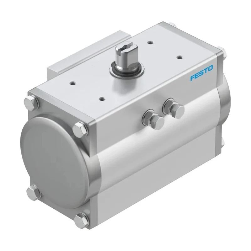 Festo Pneumatic Rotary Actuator Double Acting 90 Degree Rotation 40mm Bore 8 bar Maximum Pressure DFPD-40-RP-90-RD-F0507