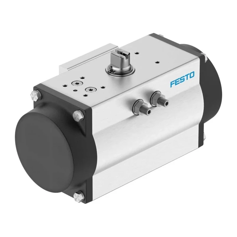 Festo Pneumatic Rotary Actuator Double Acting 90 Degree Rotation 40mm Bore 8 bar Maximum Pressure DFPD-40-RP-90-RD-F0507