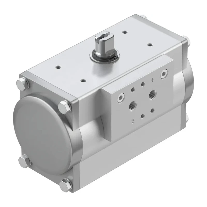 Festo Pneumatic Rotary Actuator Double Acting 90 Degree Rotation 40mm Bore 8 bar Maximum Pressure DFPD-40-RP-90-RD-F0507