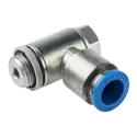 Festo GRLA Series Flow Controller Exhaust Valve, Threaded ISO 1179-1 and ISO 228-1, Operating Pressure 0.2 GRLA-1/4-QS-10-D